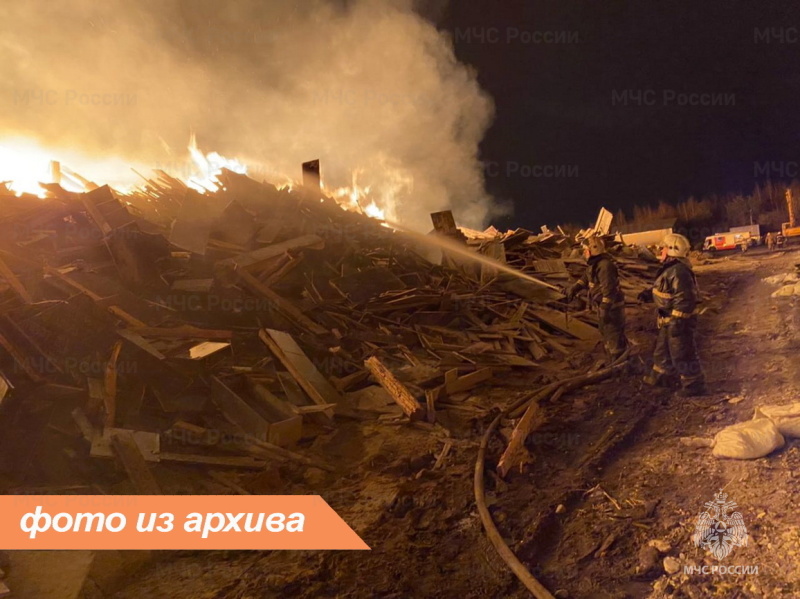 Пожарно-спасательное подразделение Ленинградской области ликвидировало пожар в Приозерском районе