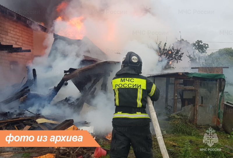 Пожарно-спасательное подразделение Ленинградской области ликвидировало пожар во Всеволожском районе