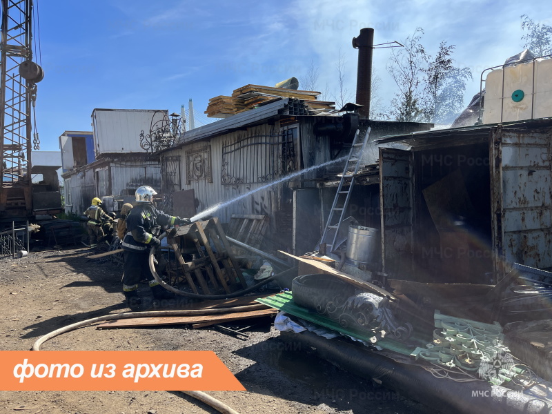 Пожарно-спасательные подразделения Ленинградской области ликвидировали пожар в Выборгском районе