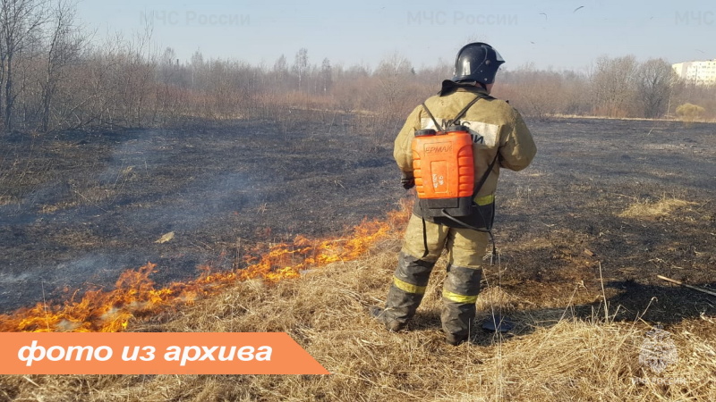 Пожарно-спасательное подразделение Ленинградской области ликвидировало пожар в Лодейнопольском районе