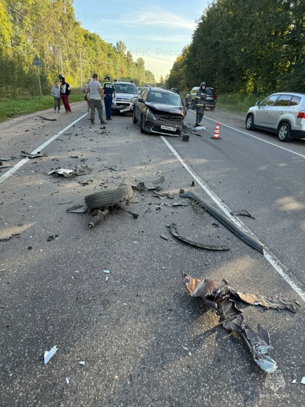 Спасатели Ленинградской области приняли участие в ликвидации последствий ДТП во Всеволожском районе