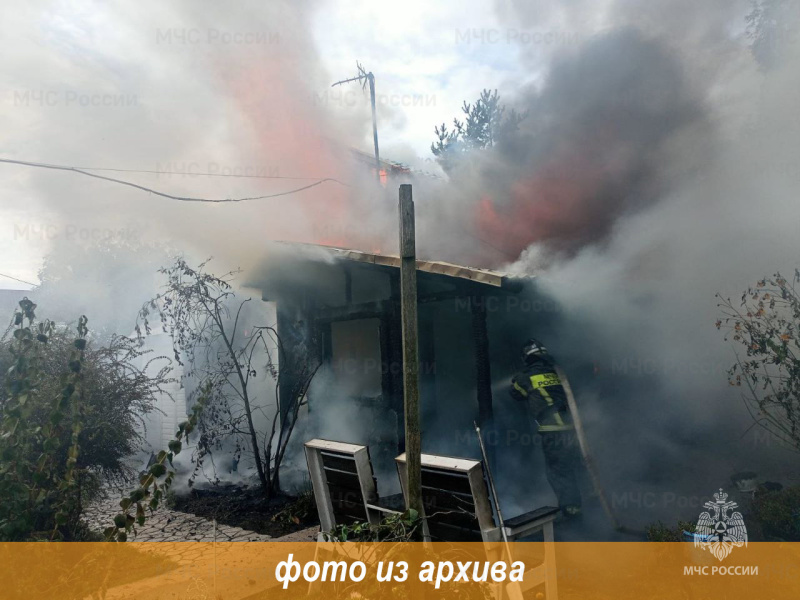 Пожарно-спасательные подразделения Ленинградской области ликвидировали пожар в Тосненском районе